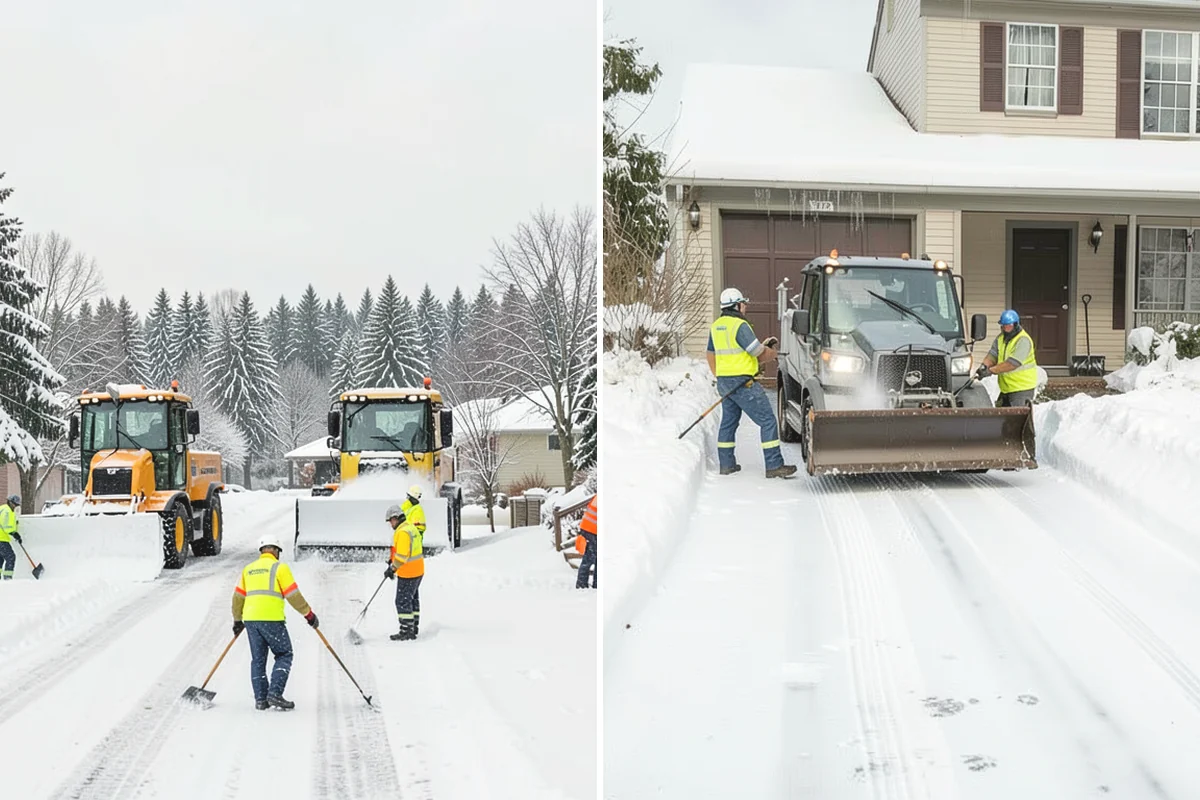 Distribution Center Snow Removal in Monroe, Snohomish County, WA - Assess yard circulation, dock ramps, and truck grades