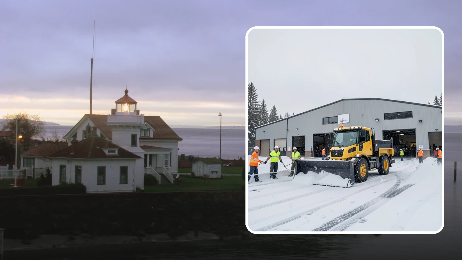 Distribution Center Snow Removal in Mukilteo, Snohomish County, WA - A distribution center that cannot move trucks during a snow event loses money by the hour, so we keep your yards, docks, and...