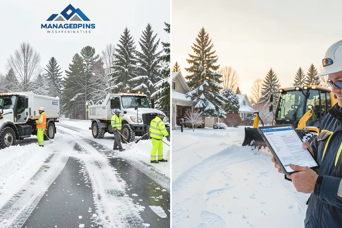 Distribution Center Snow Removal in Mukilteo, Snohomish County, WA - Assess yard circulation, dock ramps, and truck grades