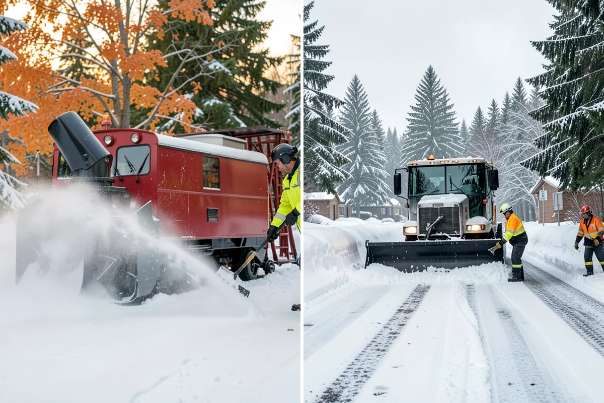 Distribution Center Snow Removal in Normandy Park, King County, WA - Assess yard circulation, dock ramps, and truck grades