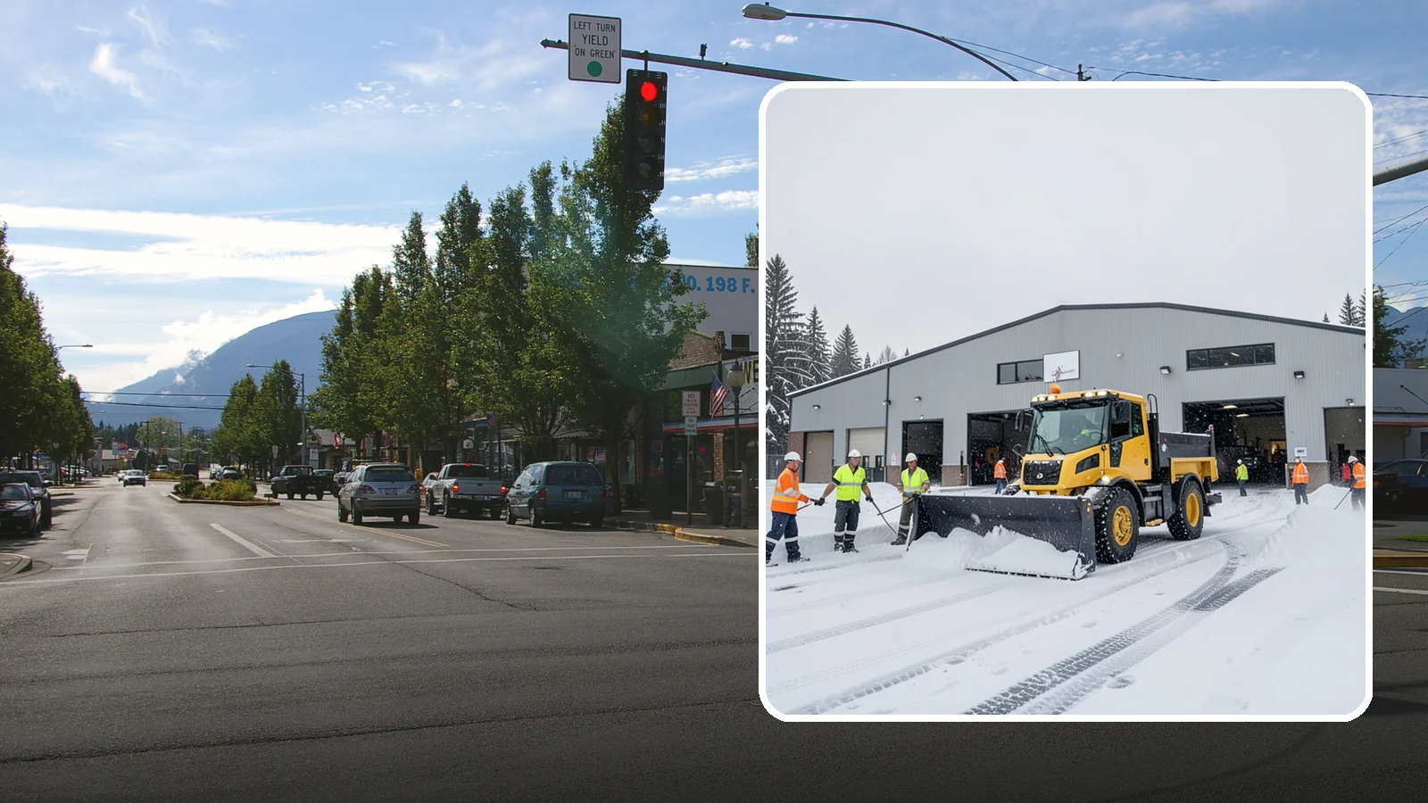 Distribution Center Snow Removal in North Bend, King County, WA - A distribution center that cannot move trucks during a snow event loses money by the hour, so we keep your yards, docks, and...