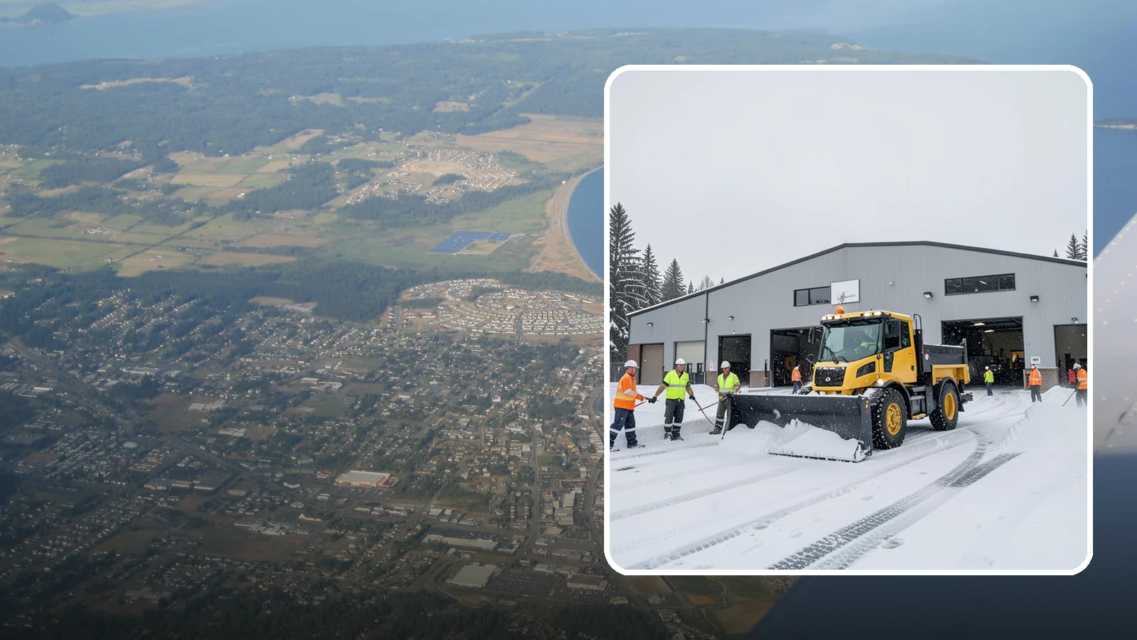 Distribution Center Snow Removal in Oak Harbor, Island County, WA - A distribution center that cannot move trucks during a snow event loses money by the hour, so we keep your yards, docks, and...