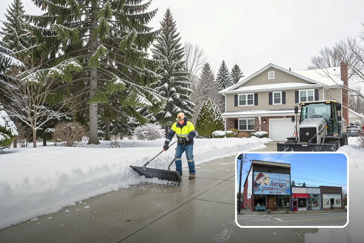 Distribution Center Snow Removal in Ruston, Pierce County, WA - Trailer courts and dock approaches kept clear for 53-foot access