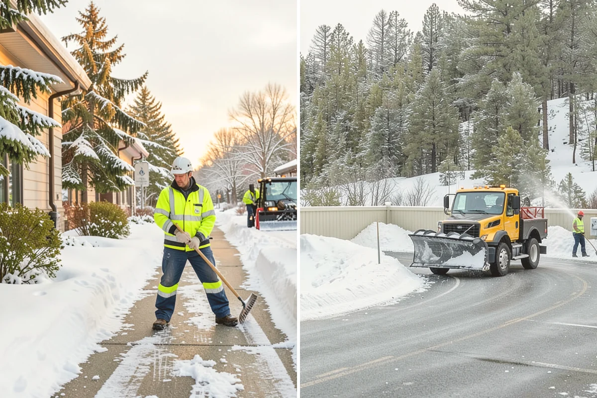 Distribution Center Snow Removal in Sammamish, King County, WA - Assess yard circulation, dock ramps, and truck grades