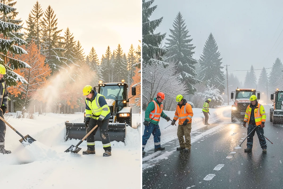 Distribution Center Snow Removal in Snohomish, Snohomish County, WA - Assess yard circulation, dock ramps, and truck grades