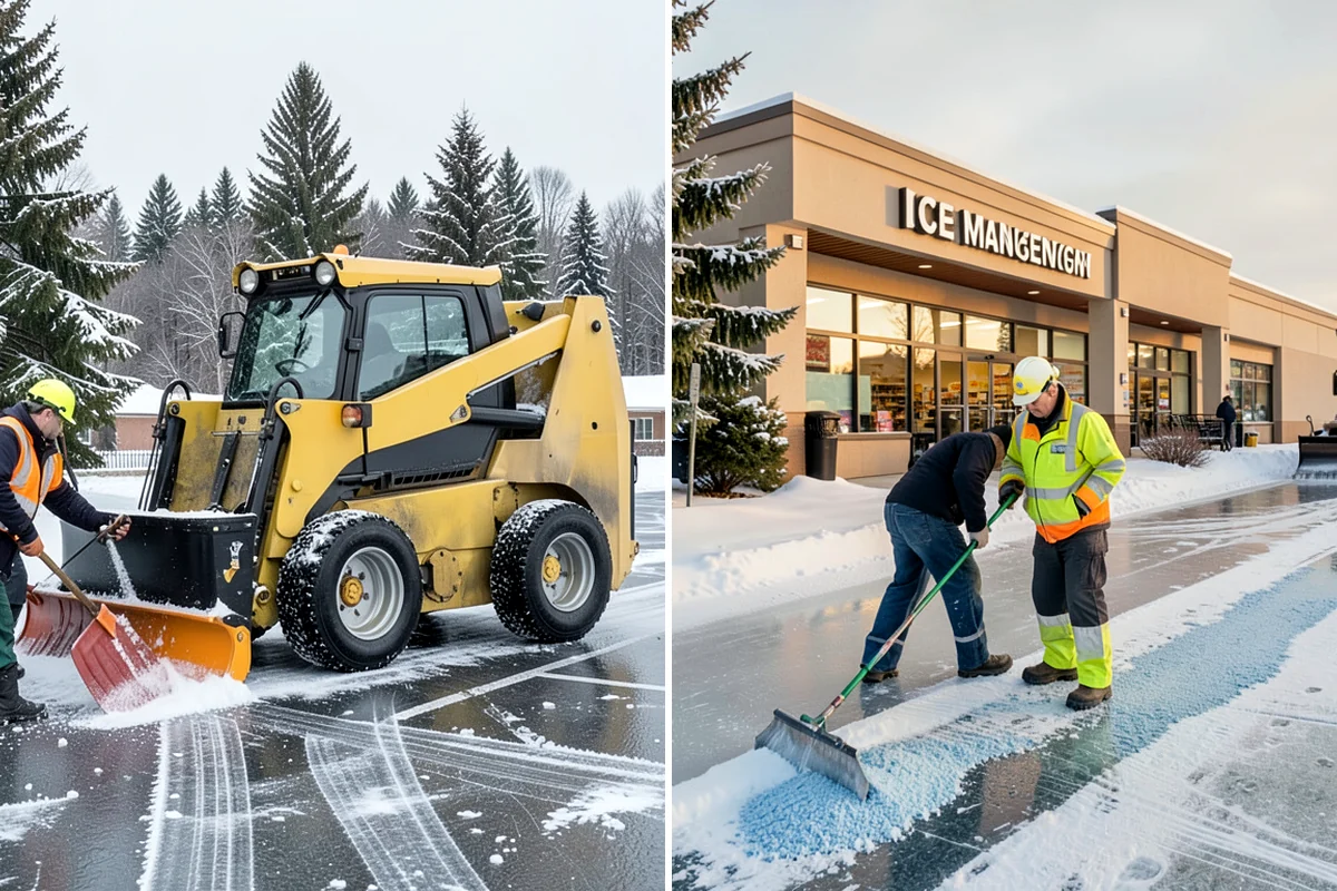 Distribution Center Snow Removal in Snoqualmie, King County, WA - Assess yard circulation, dock ramps, and truck grades