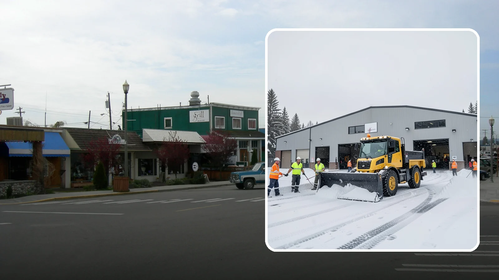 Distribution Center Snow Removal in Stanwood, Snohomish County, WA - A distribution center that cannot move trucks during a snow event loses money by the hour, so we keep your yards, docks, and...