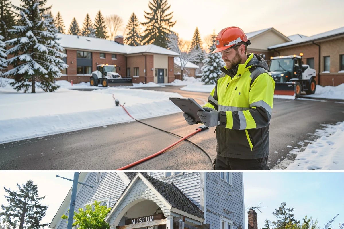 Distribution Center Snow Removal in Steilacoom, Pierce County, WA - Peak demand runs December through February when lowland cold snaps ice over yards that stayed wet during the day.