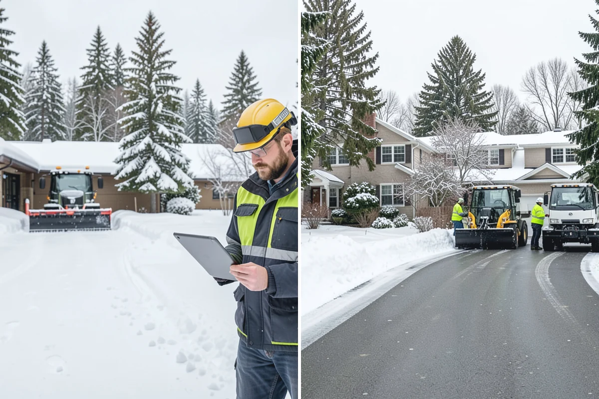 Distribution Center Snow Removal in Sumner, Pierce County, WA - Assess yard circulation, dock ramps, and truck grades