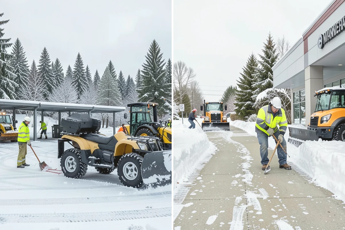 Distribution Center Snow Removal in Tacoma, Pierce County, WA - Assess yard circulation, dock ramps, and truck grades