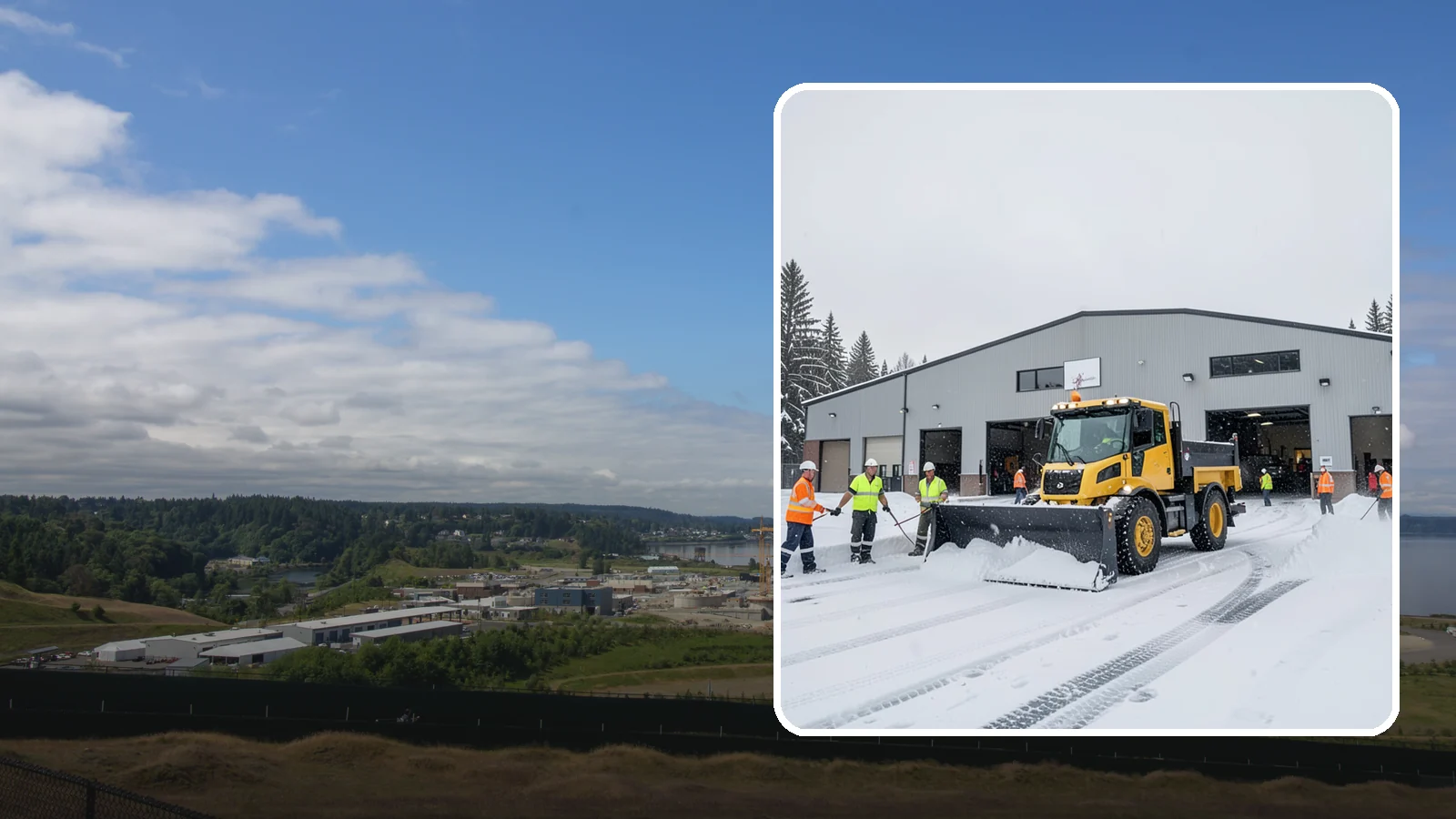 Distribution Center Snow Removal in University Place, Pierce County, WA - A distribution center that cannot move trucks during a snow event loses money by the hour, so we keep your yards, docks, and...