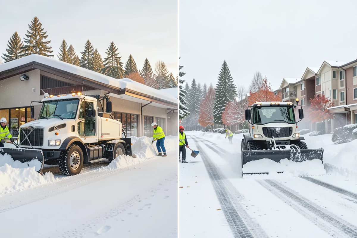 Distribution Center Snow Removal in Wilkeson, Pierce County, WA - Assess yard circulation, dock ramps, and truck grades