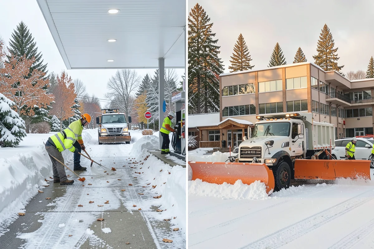 Distribution Center Snow Removal in Woodinville, King County, WA - Assess yard circulation, dock ramps, and truck grades