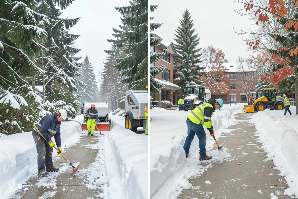 Double Driveway Snow Removal in Anacortes, Skagit County, WA - We plow or blow the full driveway width