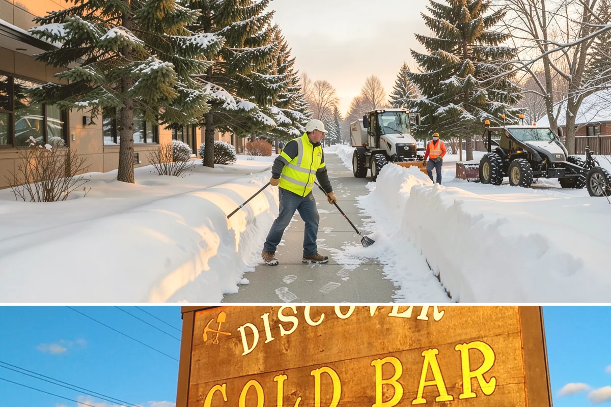 Double Driveway Snow Removal in Gold Bar, Snohomish County, WA - Double driveway clearing peaks during the midwinter snow window.