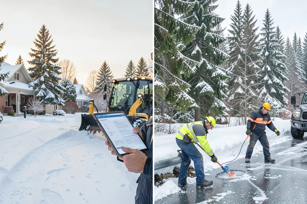 Double Driveway Snow Removal in Granite Falls, Snohomish County, WA - We plow or blow the full driveway width