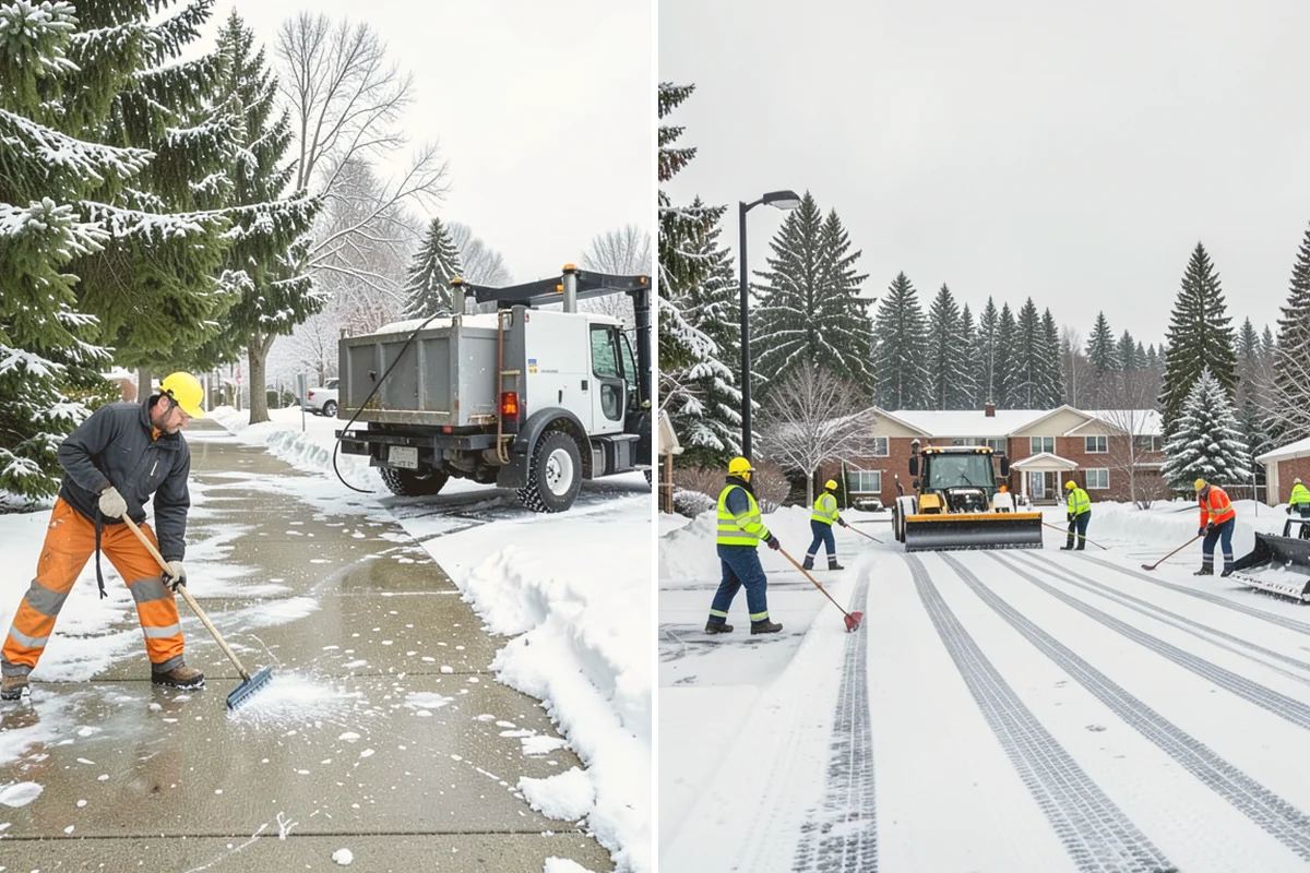 Double Driveway Snow Removal in Index, Snohomish County, WA - We plow or blow the full driveway width