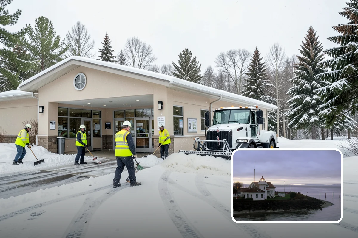 Double Driveway Snow Removal in Mukilteo, Snohomish County, WA - Clears the full two-car width