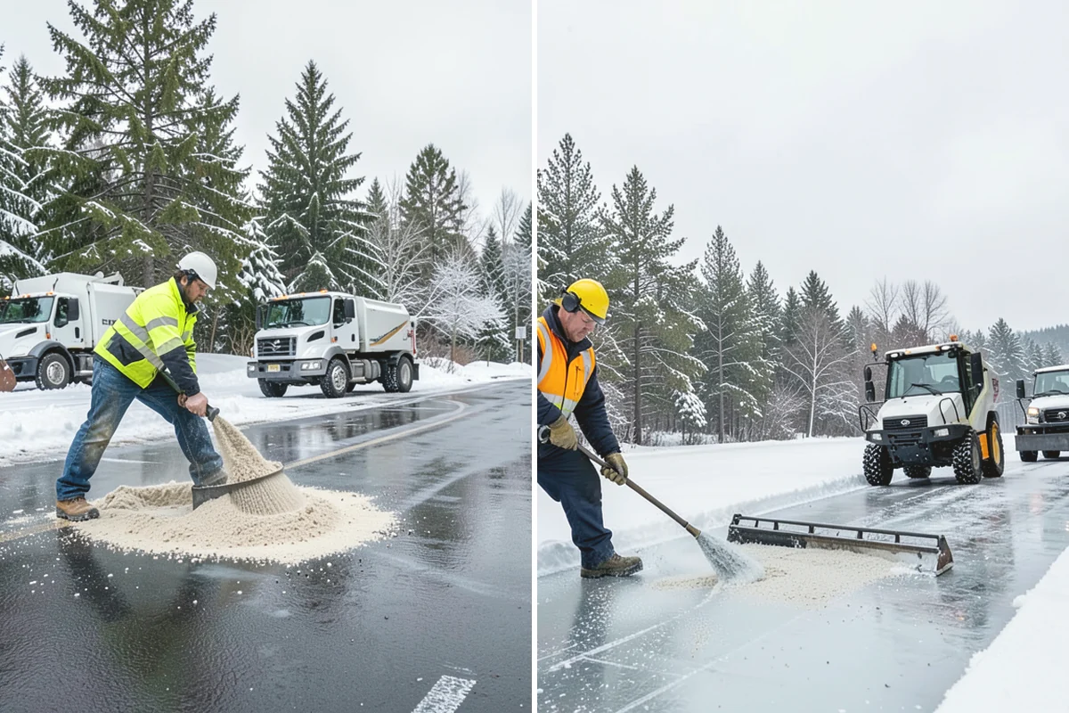 Double Driveway Snow Removal in Mukilteo, Snohomish County, WA - We plow or blow the full driveway width
