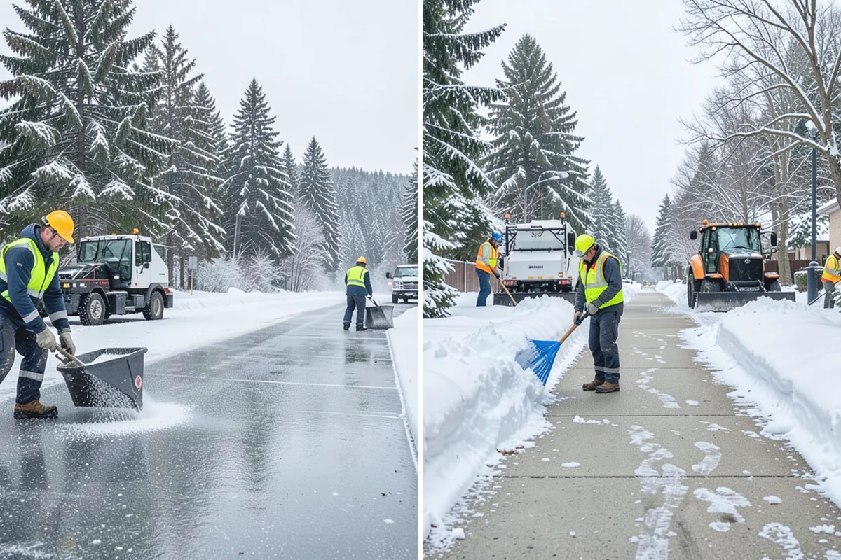 Double Driveway Snow Removal in Skykomish, King County, WA - We plow or blow the full driveway width