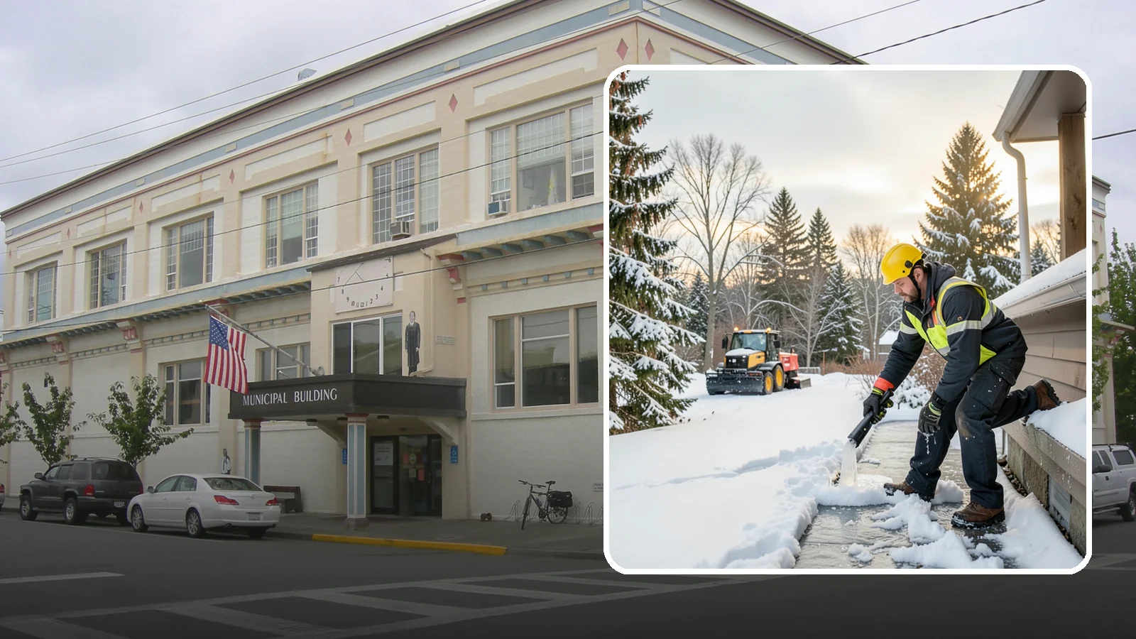 Downspout Ice Removal in Anacortes, Skagit County, WA - We thaw and clear ice-blocked downspouts so roof meltwater drains instead of backing up.