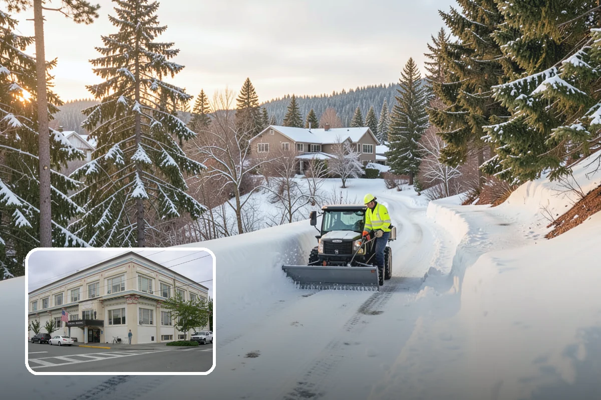Downspout Ice Removal in Anacortes, Skagit County, WA - Restored roof drainage through cleared downspouts