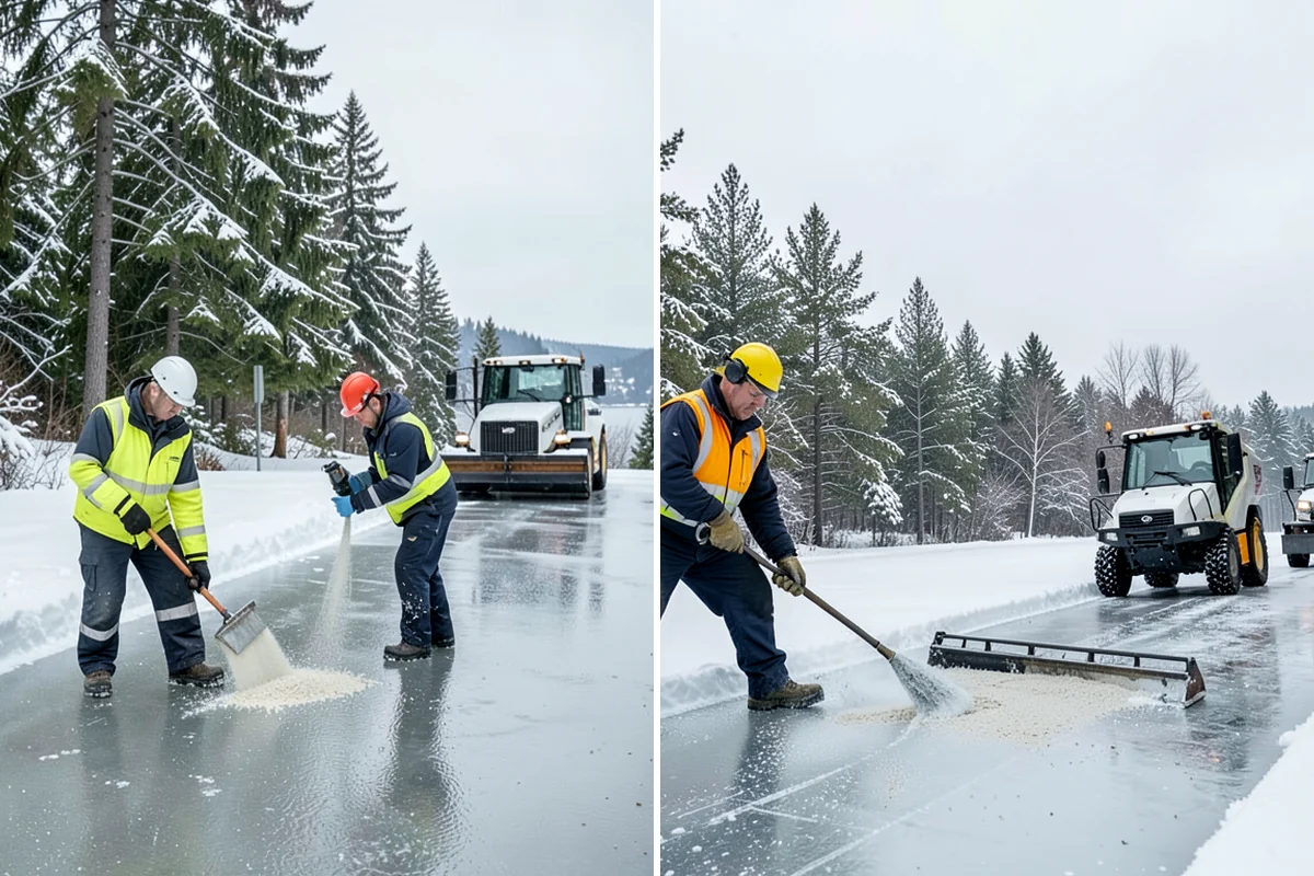 Downspout Ice Removal in Arlington, Snohomish County, WA - Locate downspouts frozen or blocked with ice