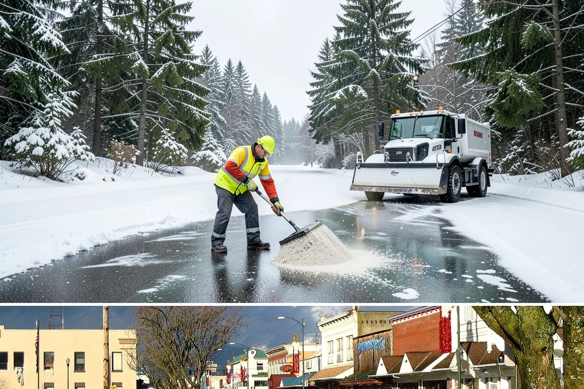 Downspout Ice Removal in Arlington, Snohomish County, WA - Downspout ice removal is most needed during and after cold snaps from December through February when drainage freezes.