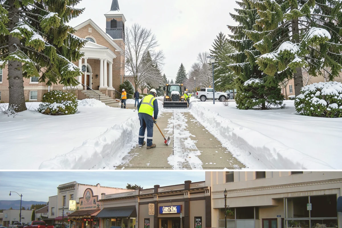 Downspout Ice Removal in Burlington, Skagit County, WA - Downspout ice removal is most needed during and after cold snaps from December through February when drainage freezes.