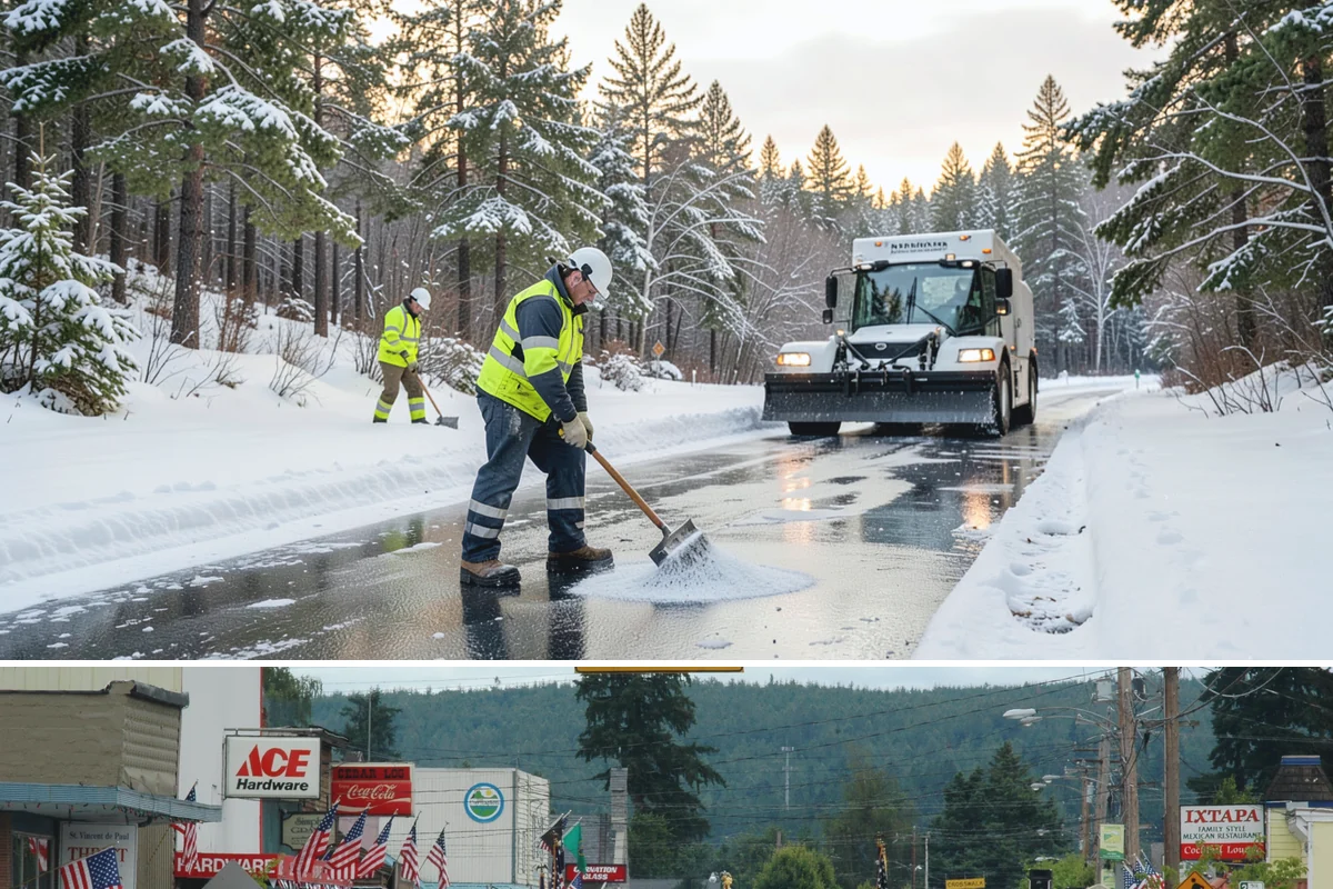 Downspout Ice Removal in Carnation, King County, WA - Downspout ice removal is most needed during and after cold snaps from December through February when drainage freezes.
