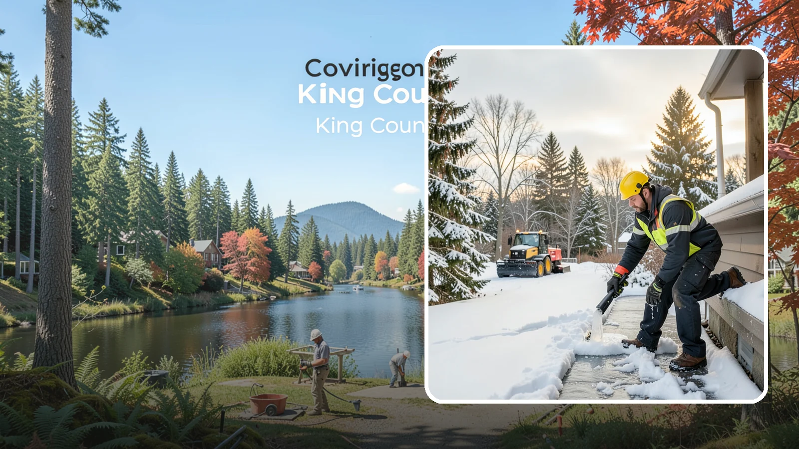 Downspout Ice Removal in Covington, King County, WA - We thaw and clear ice-blocked downspouts so roof meltwater drains instead of backing up.