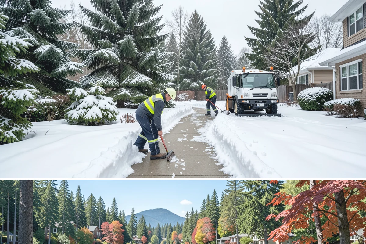 Downspout Ice Removal in Covington, King County, WA - Downspout ice removal is most needed during and after cold snaps from December through February when drainage freezes.
