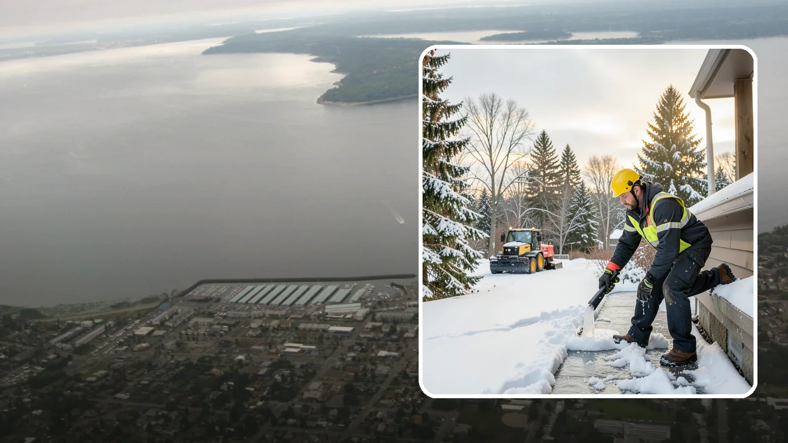 Downspout Ice Removal in Des Moines, King County, WA - We thaw and clear ice-blocked downspouts so roof meltwater drains instead of backing up.