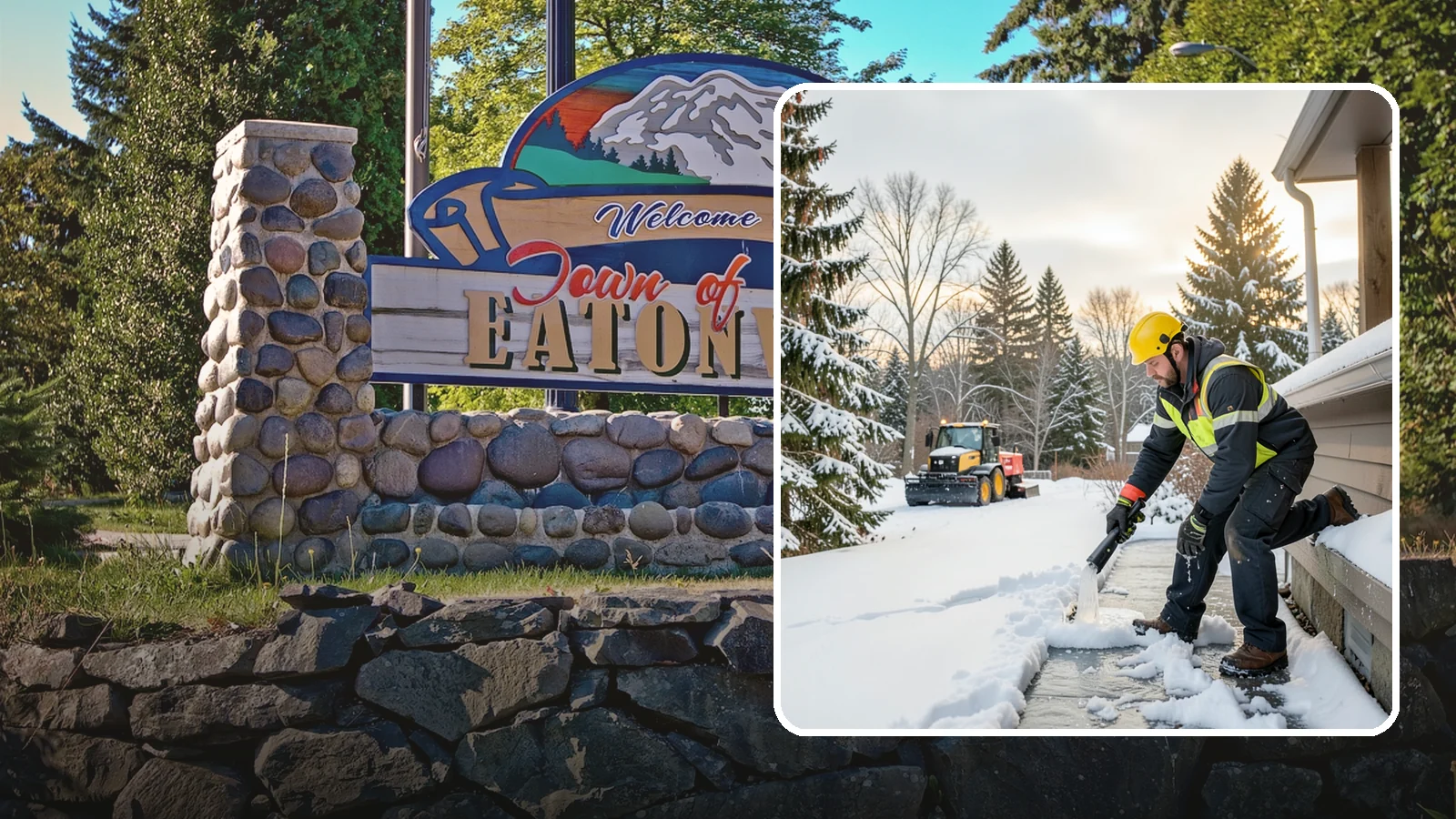 Downspout Ice Removal in Eatonville, Pierce County, WA - We thaw and clear ice-blocked downspouts so roof meltwater drains instead of backing up.