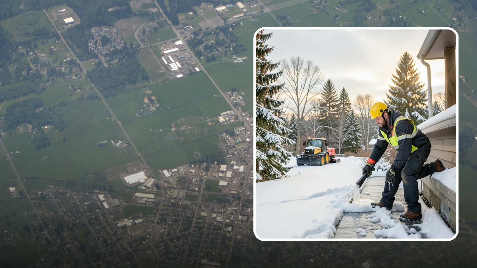 Downspout Ice Removal in Enumclaw, King County, WA - We thaw and clear ice-blocked downspouts so roof meltwater drains instead of backing up.