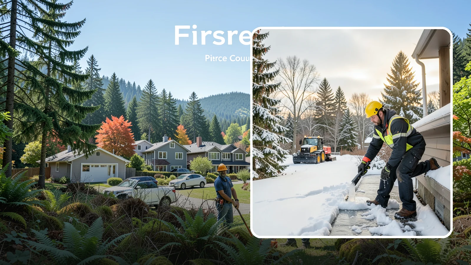Downspout Ice Removal in Fircrest, Pierce County, WA - We thaw and clear ice-blocked downspouts so roof meltwater drains instead of backing up.