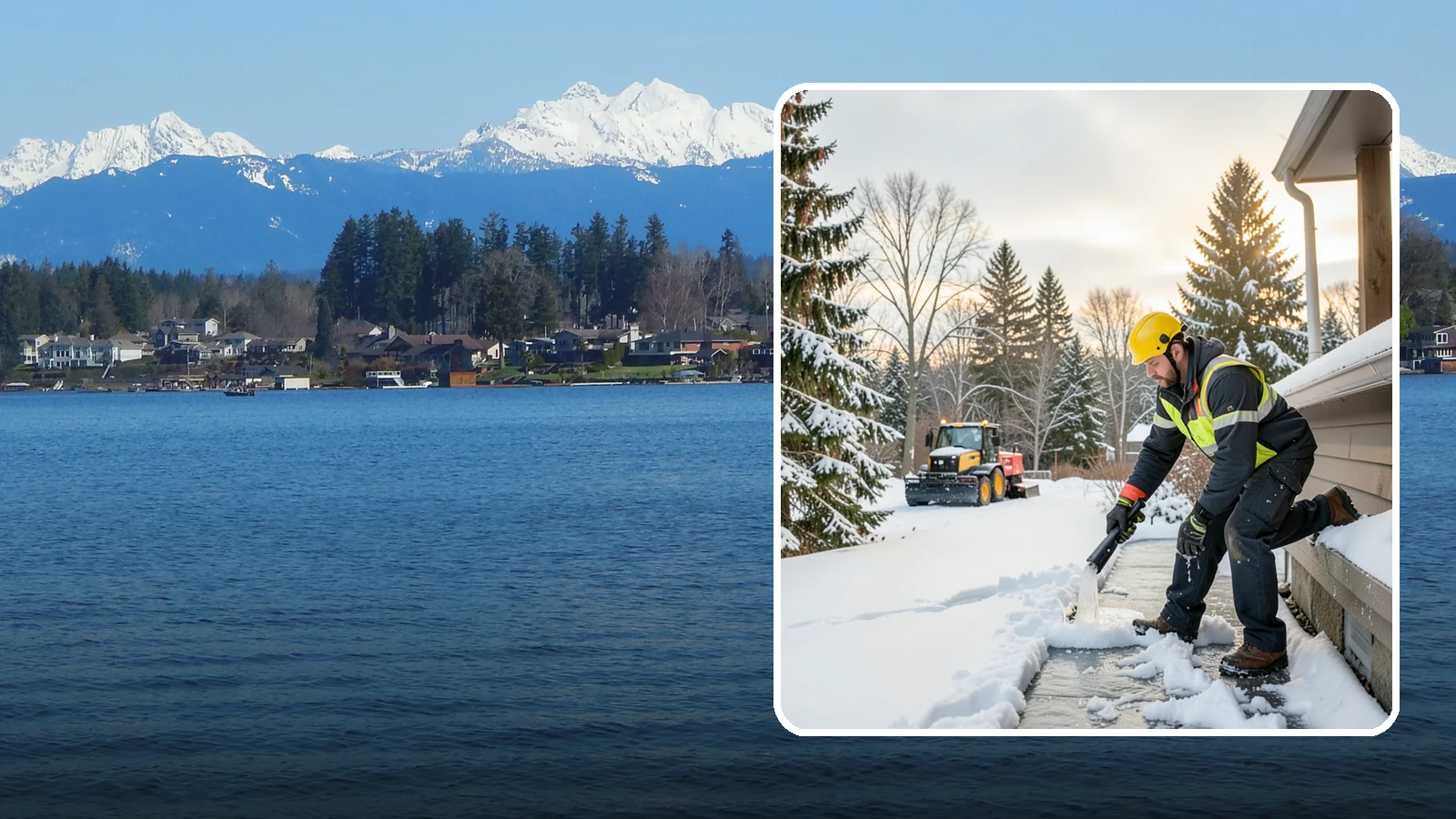 Downspout Ice Removal in Lake Stevens, Snohomish County, WA - We thaw and clear ice-blocked downspouts so roof meltwater drains instead of backing up.