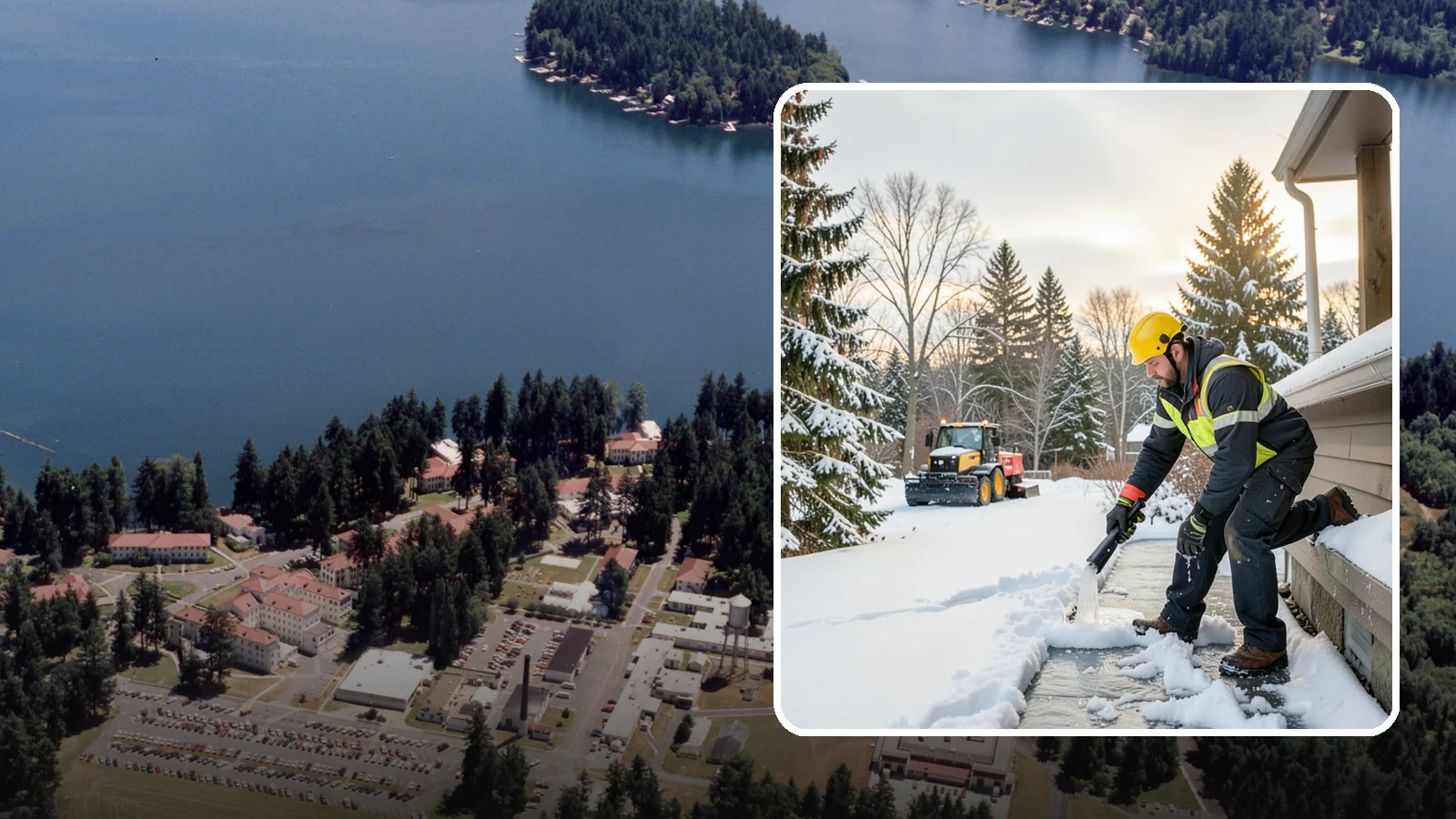 Downspout Ice Removal in Lakewood, Pierce County, WA - We thaw and clear ice-blocked downspouts so roof meltwater drains instead of backing up.