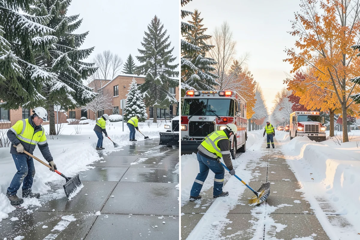 Downspout Ice Removal in Medina, King County, WA - Locate downspouts frozen or blocked with ice