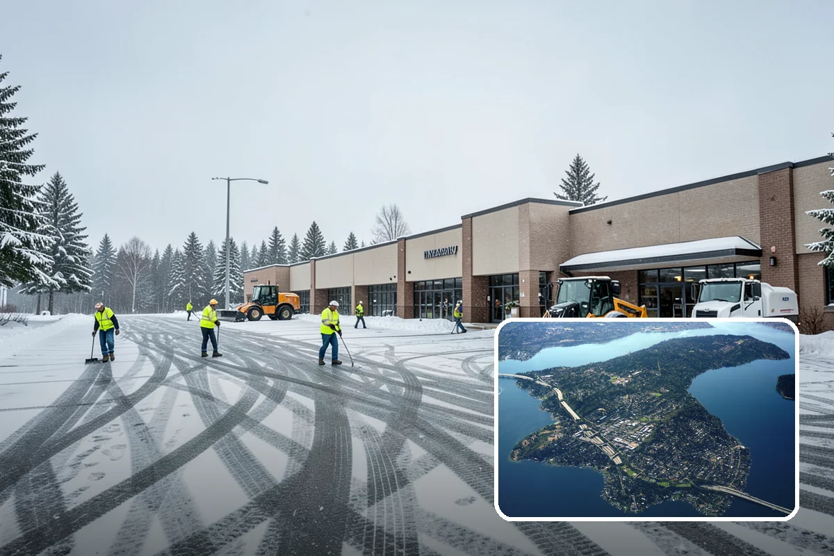 Downspout Ice Removal in Mercer Island, King County, WA - Restored roof drainage through cleared downspouts