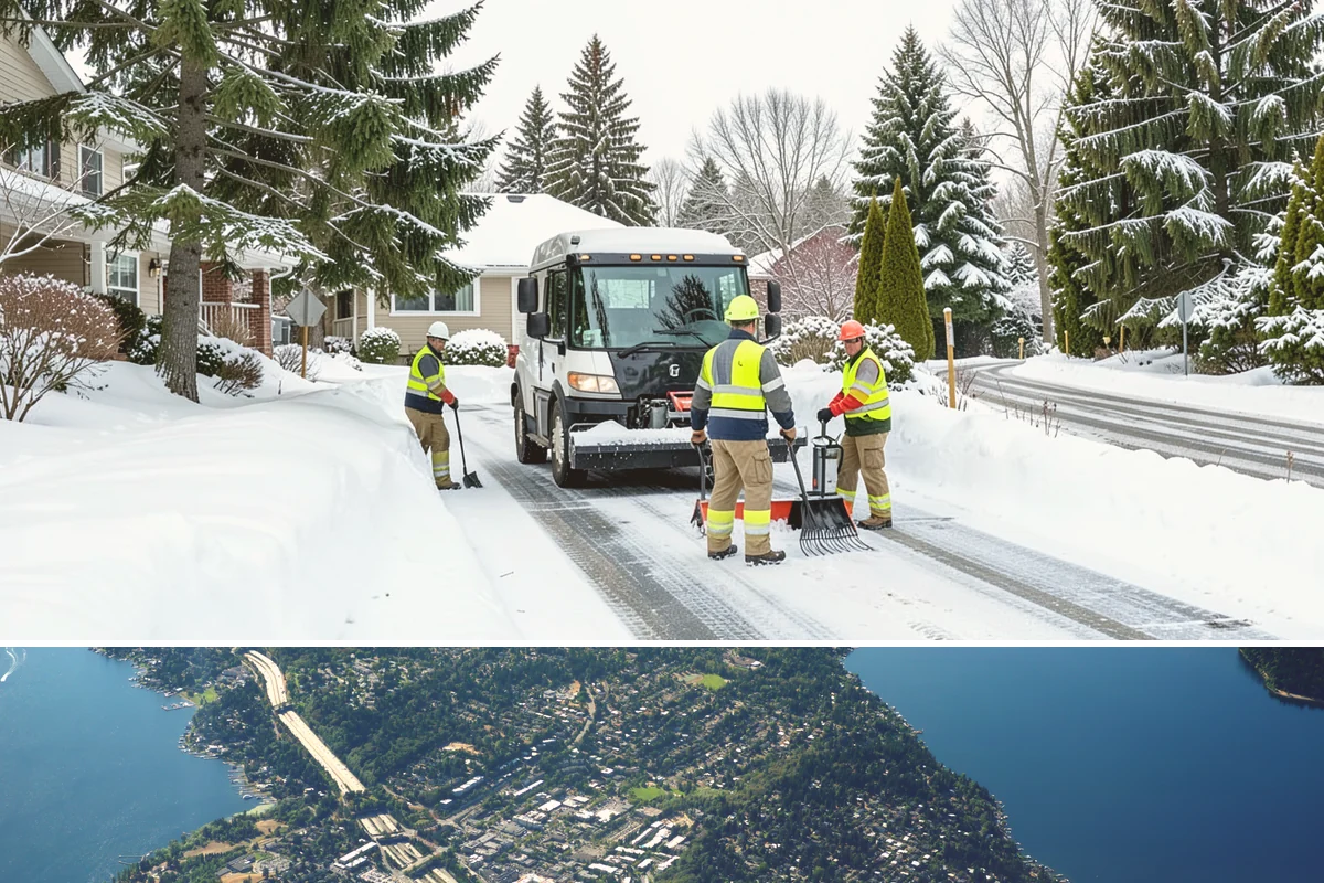 Downspout Ice Removal in Mercer Island, King County, WA - Downspout ice removal is most needed during and after cold snaps from December through February when drainage freezes.