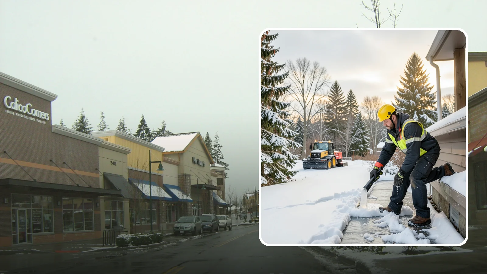 Downspout Ice Removal in Mill Creek, Snohomish County, WA - We thaw and clear ice-blocked downspouts so roof meltwater drains instead of backing up.