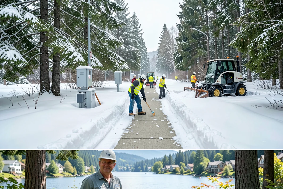 Downspout Ice Removal in Milton, King County, WA - Downspout ice removal is most needed during and after cold snaps from December through February when drainage freezes.
