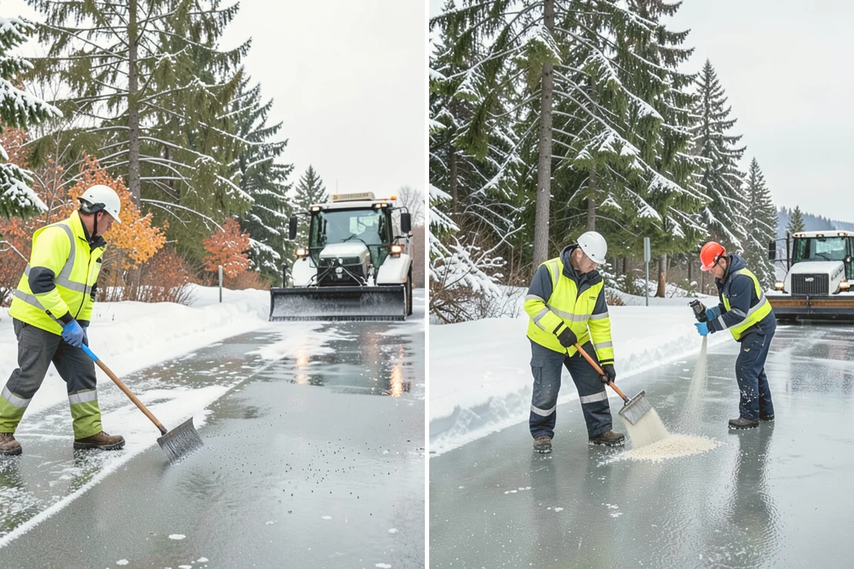 Downspout Ice Removal in Mount Vernon, Skagit County, WA - Locate downspouts frozen or blocked with ice