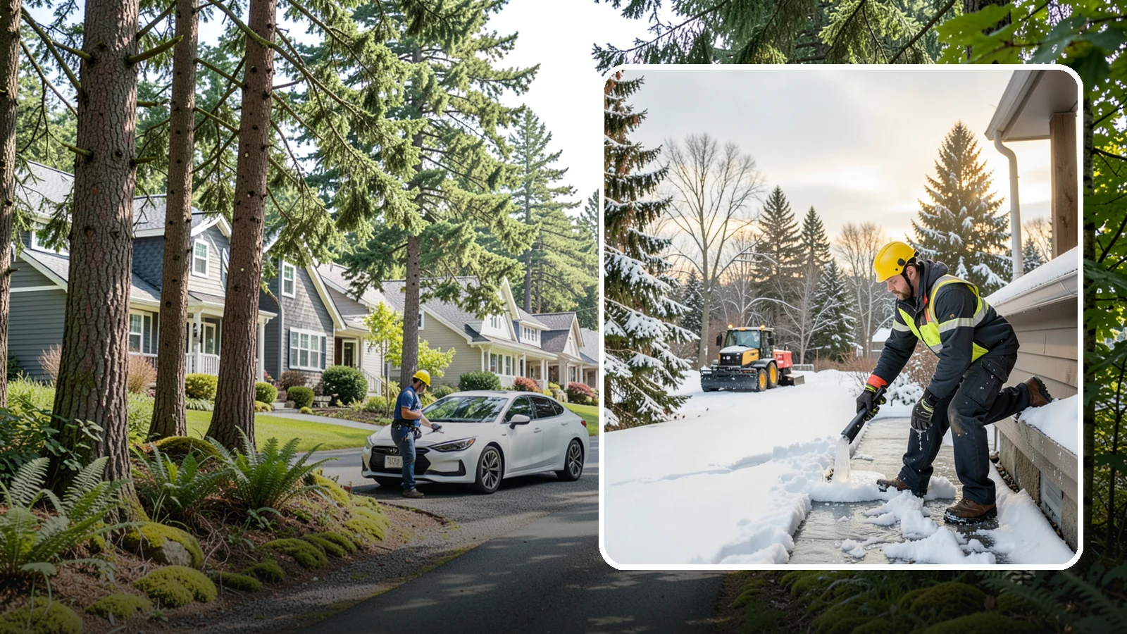 Downspout Ice Removal in Normandy Park, King County, WA - We thaw and clear ice-blocked downspouts so roof meltwater drains instead of backing up.