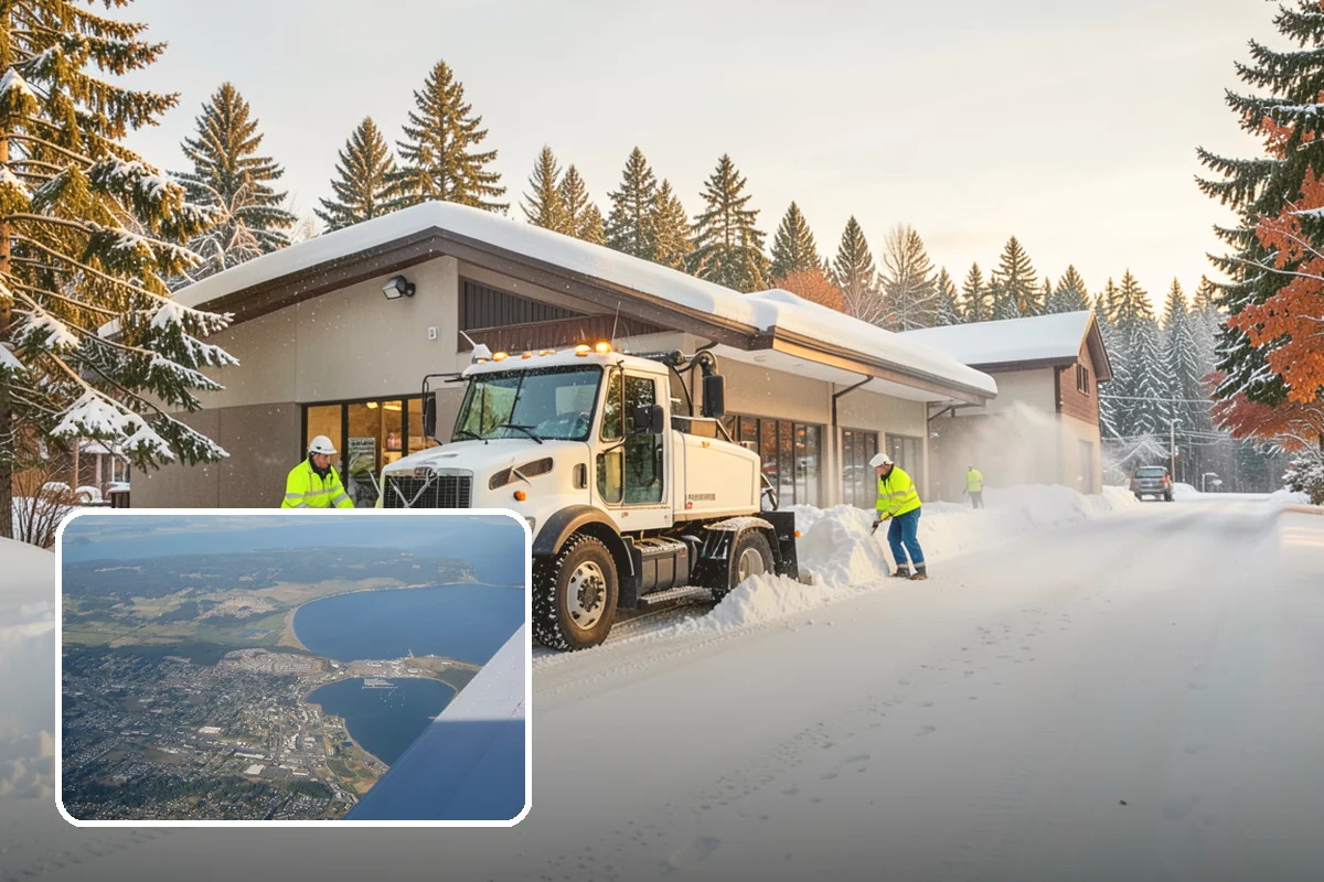 Downspout Ice Removal in Oak Harbor, Island County, WA - Restored roof drainage through cleared downspouts