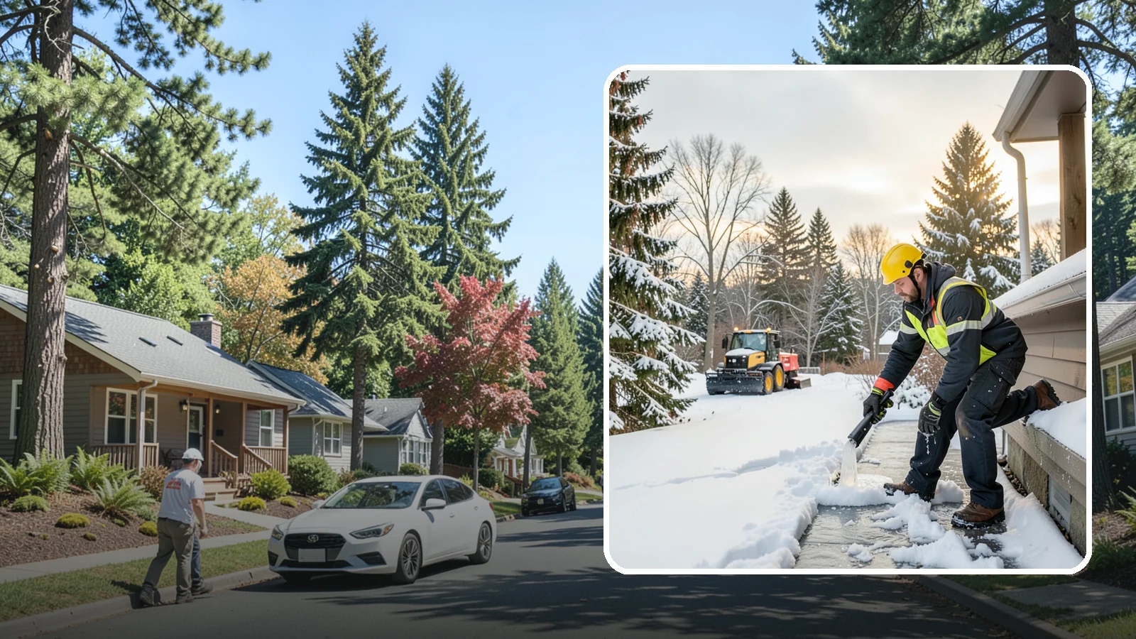Downspout Ice Removal in Orting, Pierce County, WA - We thaw and clear ice-blocked downspouts so roof meltwater drains instead of backing up.