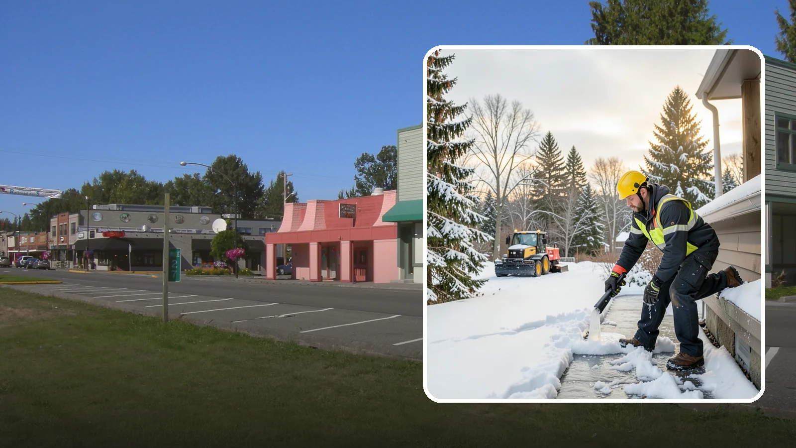 Downspout Ice Removal in Snoqualmie, King County, WA - We thaw and clear ice-blocked downspouts so roof meltwater drains instead of backing up.