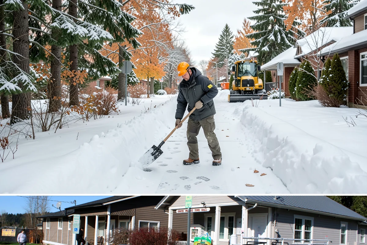 Downspout Ice Removal in South Prairie, Pierce County, WA - Downspout ice removal is most needed during and after cold snaps from December through February when drainage freezes.
