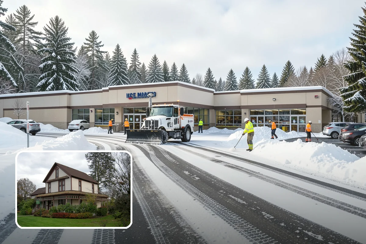Downspout Ice Removal in Sumner, Pierce County, WA - Restored roof drainage through cleared downspouts